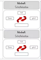 Vorschau - Stationenlernen - Miniheft Schüttelsätze – Satzbau üben mit Differenzierung - Seite 1