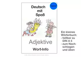 Vorschau - Spiele - Deutsch mit Spaß: Adjektive - Deckblatt