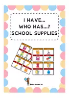 Vista previa - Juegos / Gamificación - School supplies PACK - Portada