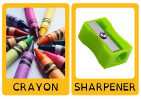 Vista previa - Juegos / Gamificación - School supplies flashcards - página 3