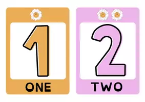 Vista previa - Refuerzo / NEE / Materiales de apoyo - NUMBERS FROM 1 TO 10 FLASHCARDS - página 2