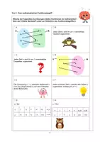 Vorschau - Arbeitsblätter - Multiple-Choice-Test Mathematik – Test 1 Zum mathematischen Funktionsbegriff - Seite 1