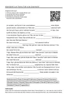 Vorschau - Arbeitsblätter - Arbeitsblätter zum Thema "Fall in der Grammatik" + Lösung & MP3 + Mindmap + Infografik - Deckblatt