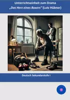 Vorschau - Stundenentwürfe - Unterrichtseinheit zu Lutz Hübner: "Das Herz eines Boxers" - Deckblatt
