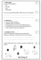 Vorschau - Klassenarbeiten - Klassenarbeit: Tiere im Winter (mit Lösung und Könnerblatt) - Seite 2