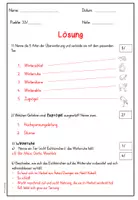 Vorschau - Klassenarbeiten - Klassenarbeit: Tiere im Winter (mit Lösung und Könnerblatt) - Seite 3