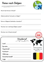 Vorschau - Arbeitsblätter - Belgien Lesespiel Textverständnis Leseförderung Klasse 5 Text mit Fragen - Seite 2