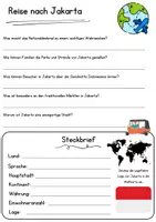 Vorschau - Arbeitsblätter - Jakarta Lesespiel Textverständnis Leseförderung Klasse 5 Text mit Fragen - Seite 2