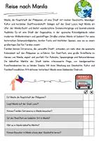 Vorschau - Arbeitsblätter - Manila Lesespiel Textverständnis Leseförderung Klasse 5 Text mit Fragen - Seite 1