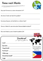 Vorschau - Arbeitsblätter - Manila Lesespiel Textverständnis Leseförderung Klasse 5 Text mit Fragen - Seite 2