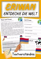 Vorschau - Arbeitsblätter - Eriwan Leseverstehen DaZ Texte Lesen Klasse 6 Deutsch - Deckblatt