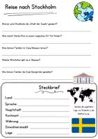Vorschau - Arbeitsblätter - Stockholm Leseverstehen DaZ Texte Lesen Klasse 6 Deutsch - Seite 2