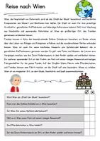 Vorschau - Arbeitsblätter - Wien Leseverstehen DaZ Texte Lesen Klasse 6 Deutsch - Seite 1