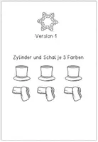 Vorschau - Arbeitsblätter - Schneemann - Kombinatorik / Wahrscheinlichkeit - vierfach differenziert - Seite 1