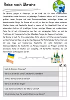 Vorschau - Arbeitsblätter - Ukraine DaZ Textverständnis Klasse 7 Lesetext mit Fragen Deutsch - Seite 1