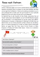Vorschau - Arbeitsblätter - Vietnam DaZ Textverständnis Klasse 7 Lesetext mit Fragen Deutsch - Seite 1