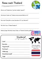 Vorschau - Arbeitsblätter - Thailand DaZ Textverständnis Klasse 7 Lesetext mit Fragen Deutsch - Seite 2