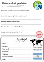 Vorschau - Arbeitsblätter - Argentinien DaZ Textverständnis Klasse 7 Lesetext mit Fragen Deutsch - Seite 2