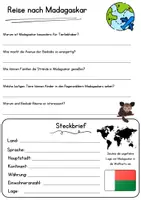 Vorschau - Arbeitsblätter - Madagaskar DaZ Textverständnis Klasse 7 Lesetext mit Fragen Deutsch - Seite 2