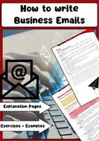 Vorschau - Arbeitsblätter - Writing Business Emails: Structure, Language, and Tone - Deckblatt