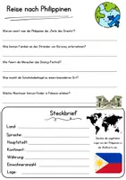 Vorschau - Arbeitsblätter - Lesepaket Klasse 4 10 Städte Orte Länder Textverständnis Leseverständnis Übungen Material - Seite 3
