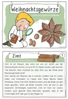 Vorschau - Arbeitsblätter - "Weihnachtsgewürze" | Kartei für Sachunterricht - Seite 1