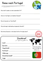 Vorschau - Arbeitsblätter - Portugal DaZ Leseverstehen Klasse 4 Lesetext mit Fragen Deutsch - Seite 2