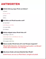 Vorschau - Spiele - Das Pferd: Leseverständnis und Kreuzworträtsel mit Lösungen - Seite 3