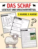 Vorschau - Spiele - Das Schaf: Leseverständnis und Kreuzworträtsel mit Lösungen - Deckblatt