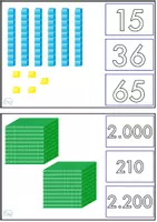 Vista previa - Hojas de trabajo - sistema de numeración con apoyo gráfico - página 2