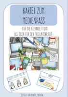 Vorschau - Stationenlernen - Kartei zum Medienpass NRW für die Freiarbeit und dem angeleiteten Unterricht - Deckblatt