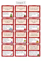 Vorschau - Spiele - Lesespiele 'Lesen und malen' Weihnachten in 4 Schwierigkeitsstufen - Seite 3