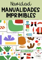 Vista previa - Manualidades / Dibujos para colorear - Navidad: Manualidades imprimibles - Portada