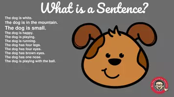 Vista previa - Hojas de trabajo - What is a Sentence? Interactive and Worksheet - Portada