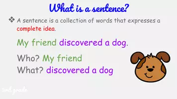 Vista previa - Hojas de trabajo - What is a Sentence? Interactive and Worksheet - página 2