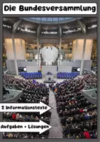 Vorschau - Arbeitsblätter - Die Bundesversammlung – Verfassungsorgan zur Wahl des Bundespräsidenten - Deckblatt