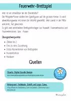 Vorschau - Spiele - einfaches Brettspiel für den Kindergarten: Feuerwehr - Seite 1