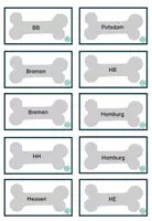 Vorschau - Stationenlernen - Drillinge legen Bundesländer Landeshauptstädte Deutschland - Seite 2