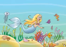 Vorschau - Arbeitsblätter - Die kleine Meerjungfrau/Kamishibai/Erzähltheater/Märchen/Tafelbilder - Seite 2