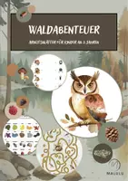 Vorschau - Arbeitsblätter - Waldabenteuer | Vorschul-Arbeitsblätter Waldtiere für Kindergarten - Deckblatt