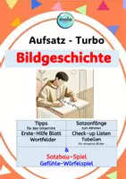 Vorschau - Unterrichtsreihen - ❤️AUFSATZ - Turbo: Bildgeschichte 5 ( Anleitung + Vater & Sohn -Der Schmöker) - Seite 1