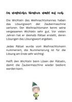 Vorschau - Spiele - Escape Room Weihnachten: Helft den Wichteln! (Deutschunterricht) - Seite 1
