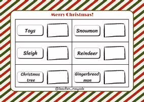 Vista previa - Juegos / Gamificación - MY CHRISTMAS BOOK TO LEARN VOCABULARY! - página 3