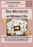 Vorschau - Arbeitsblätter - "Das Wichtigste an Weihnachten" (zum Bilderbuch - fächerübergreifend) - Deckblatt