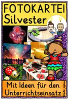Vorschau - Fördermaterial/Inklusion - Silvester und Neujahr Grundschule – Fotokartei - Deckblatt