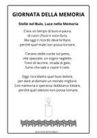 anteprima - Materiale di supporto/inclusione - GIORNATA DELLA MEMORIA - attività - Pagina 1