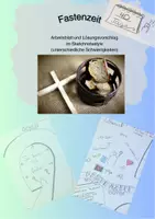 Vorschau - Arbeitsblätter - Fastenzeit Sketchnotes - Deckblatt