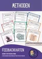 Vorschau - Aufgabenkarten - Feedback - Karten für Präsentationen - Deckblatt