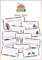 Vorschau - Merkblätter - Assistant Teacher / English Assistant: Sprechhilfen & Rituale (Satzanfänge) - Englisch - Kl. 3/4 - Deckblatt