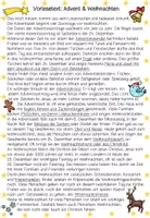 Vorschau - Arbeitsblätter - Advent & Weihnachten Hörweg, Sachtext, Hörübung, Deutsch, Sachunterricht, Klasse 2, Klasse 3, Deutsch, Klasse 4 - Seite 2